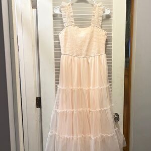 Chic Cream Maxi Dress for Women